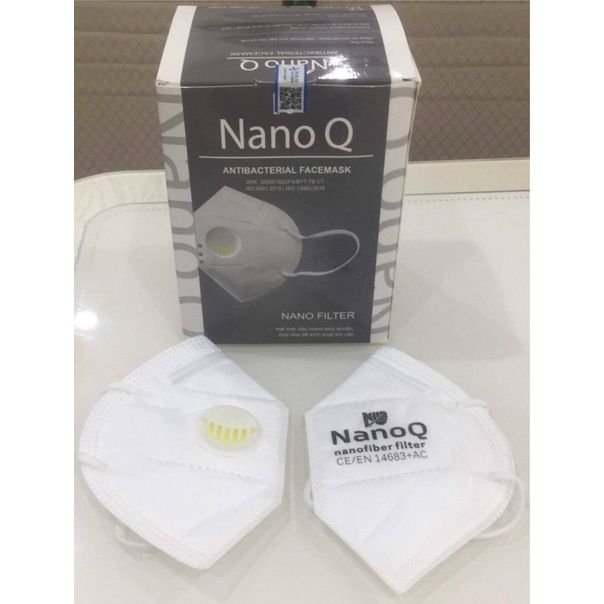 Khẩu trang N95 NanoQ, không van, hương tinh dầu (1Hộp=20 cái)