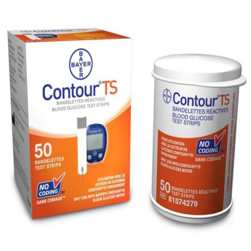 Kim thử tiểu đường Contour TS, Hộp/50 que