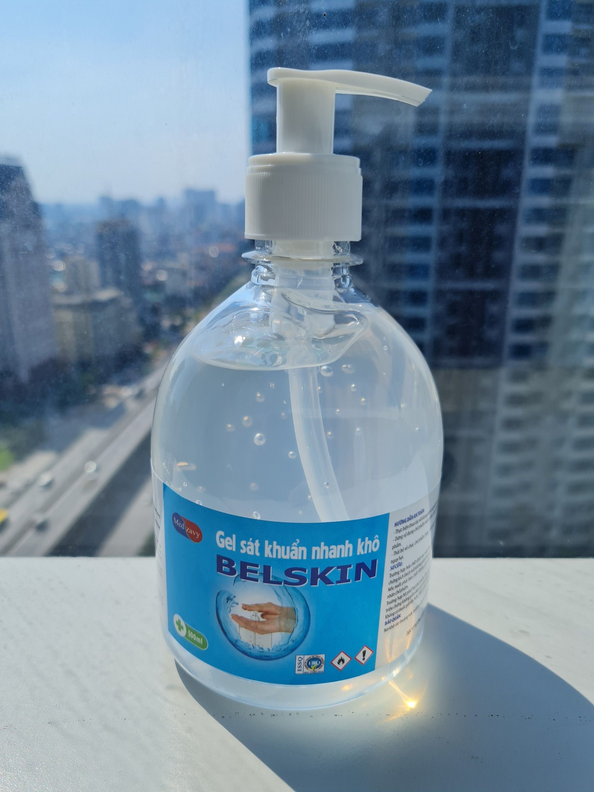 Gel sát khuẩn nhanh khô Belskin, Chai/500ml