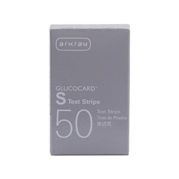 Hộp que thử đường huyết dùng cho máy ARKRAY GLUCOCARD S, Hộp 50 que