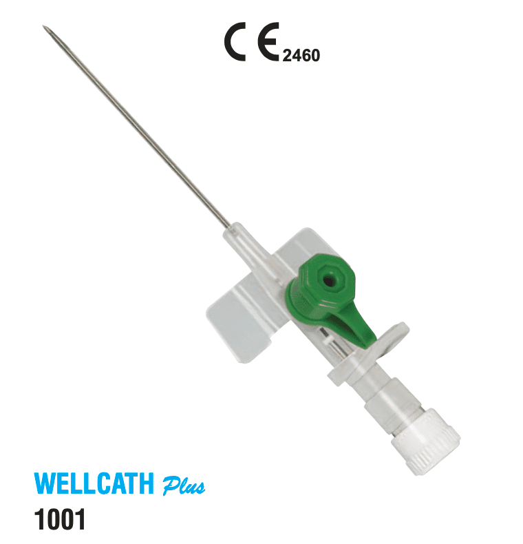 Kim luồn tĩnh mạch, có cánh, có cổng Wellmed