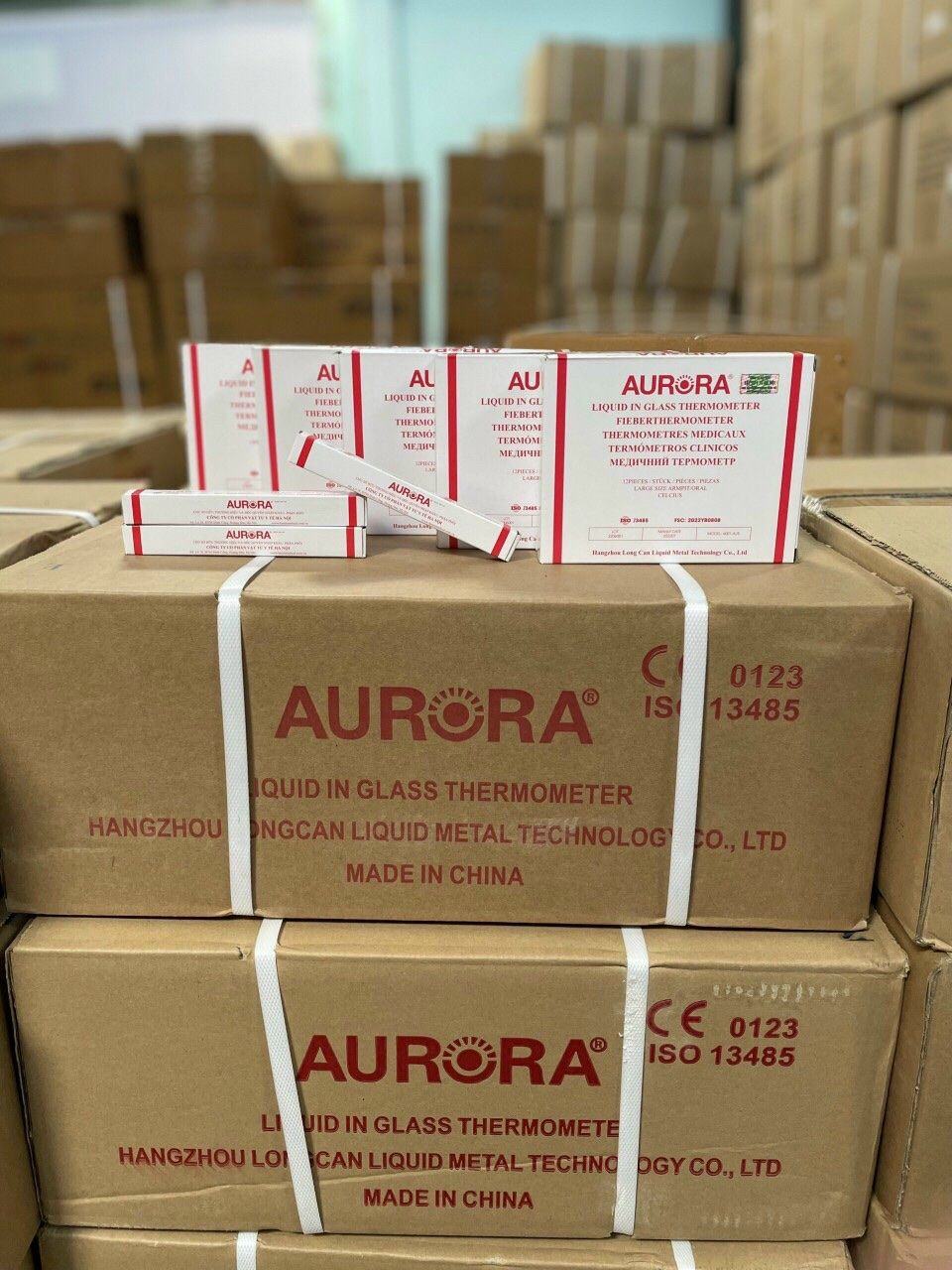 Nhiệt kế thủy tinh AURORA 6001-A/B