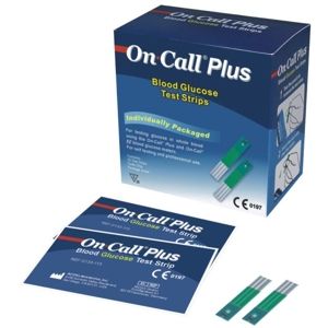 Que thử đường huyết on call plus (1 hộp=25 que)