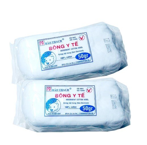 Bông gòn y tế Bảo Thạch (Gói=50g)