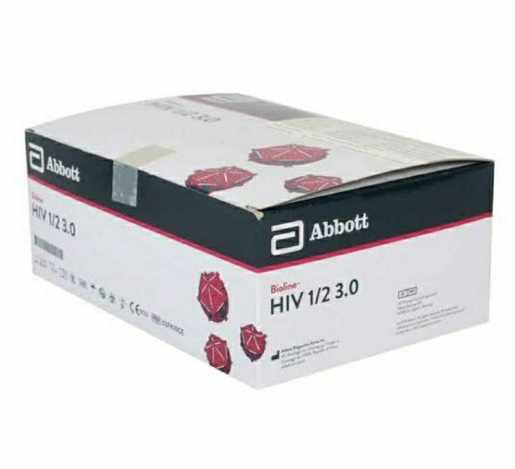 Test HIV Abbott 1/2 bioline, Hàn Quốc (Hộp = 25 Test)