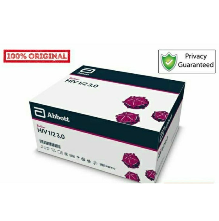 Test HIV Abbott 1/2 bioline, Hàn Quốc (Hộp = 25 Test)