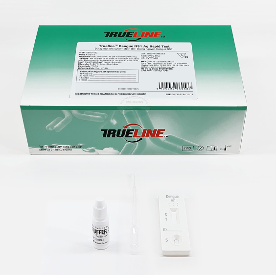 Test xét nghiệm định tính kháng nguyên NS1(Dengue NS1 Ag) Medicon (Hộp = 30 Test)