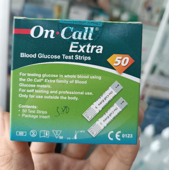 Que thử đường huyết On Call Extra, ACON Biotech (Hangzhou), Mỹ (Hộp = 50 Test)