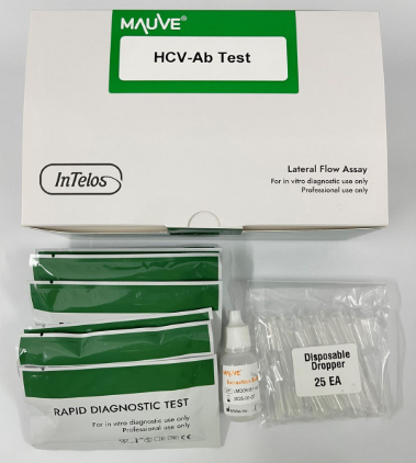 Test HCV phát hiện viêm gan C Intelos , Hàn Quốc (Hộp = 25 Test)