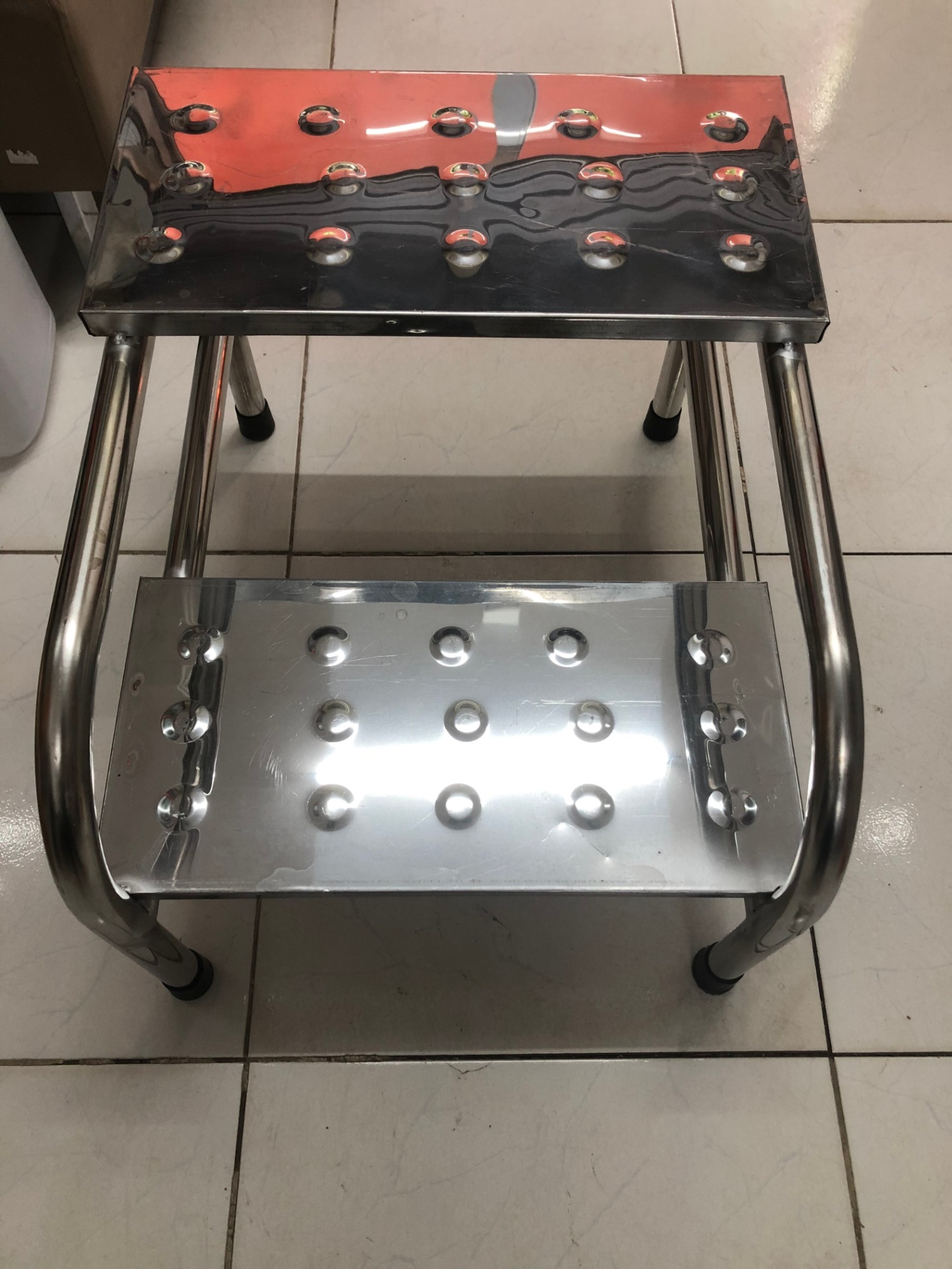 Bục inox 2 tầng