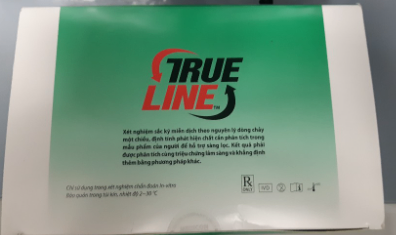 Trueline HIV 1/2 Ab Rapid Test, Medicon, Việt Nam (dạng khay) (Hộp = 40 Test)