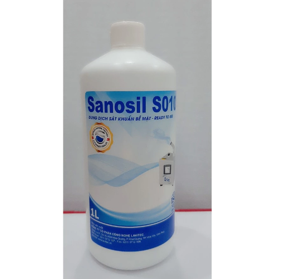 Dung dịch xịt khử khuẩn phòng mổ Sanosil S010 (Chai=1L, Thùng=12 chai)