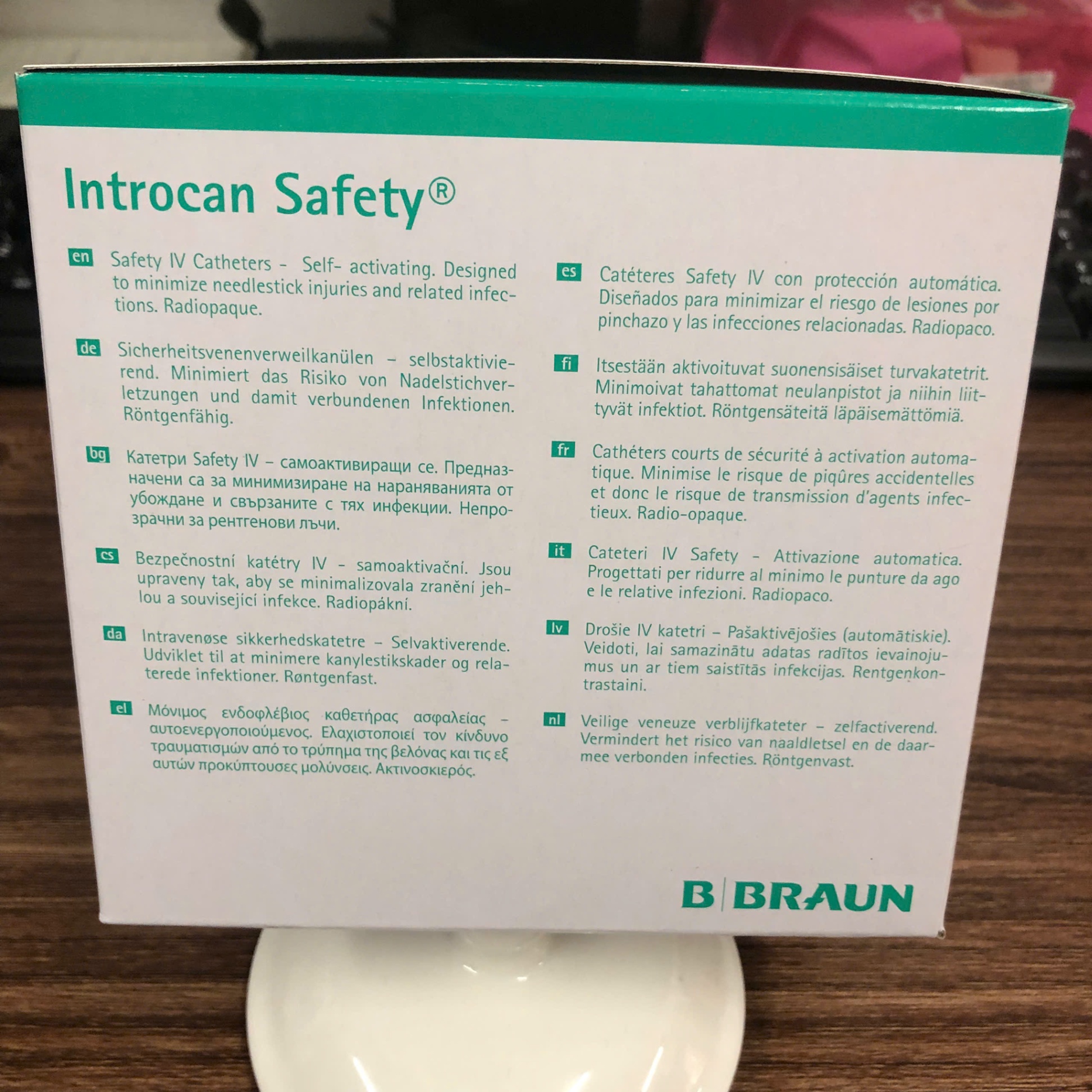 Kim luồn tĩnh mạch Introcan B-Braun số́ 24G (Hộp=50 chiếc)