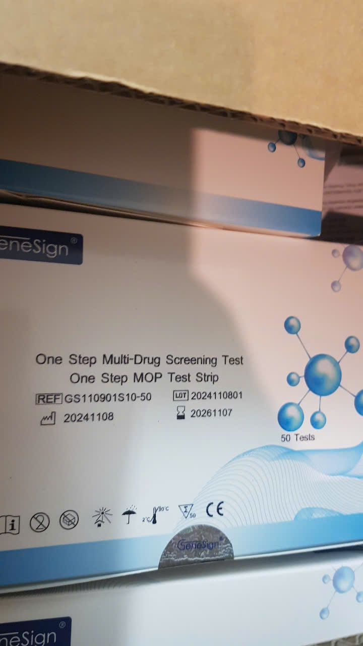 Test nhanh One Step MOP Test Strip, GeneSign Biotech TQ (Hộp=50 test)