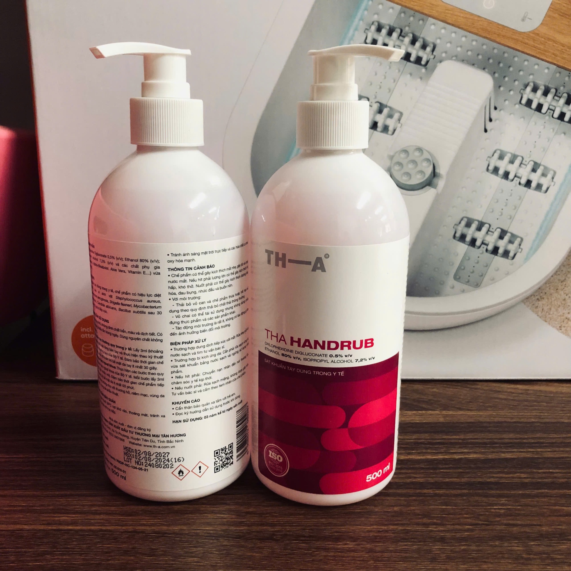 Dung dịch sát khuẩn tay dùng trong y tế TH HANDRUB (Chai=500ml)