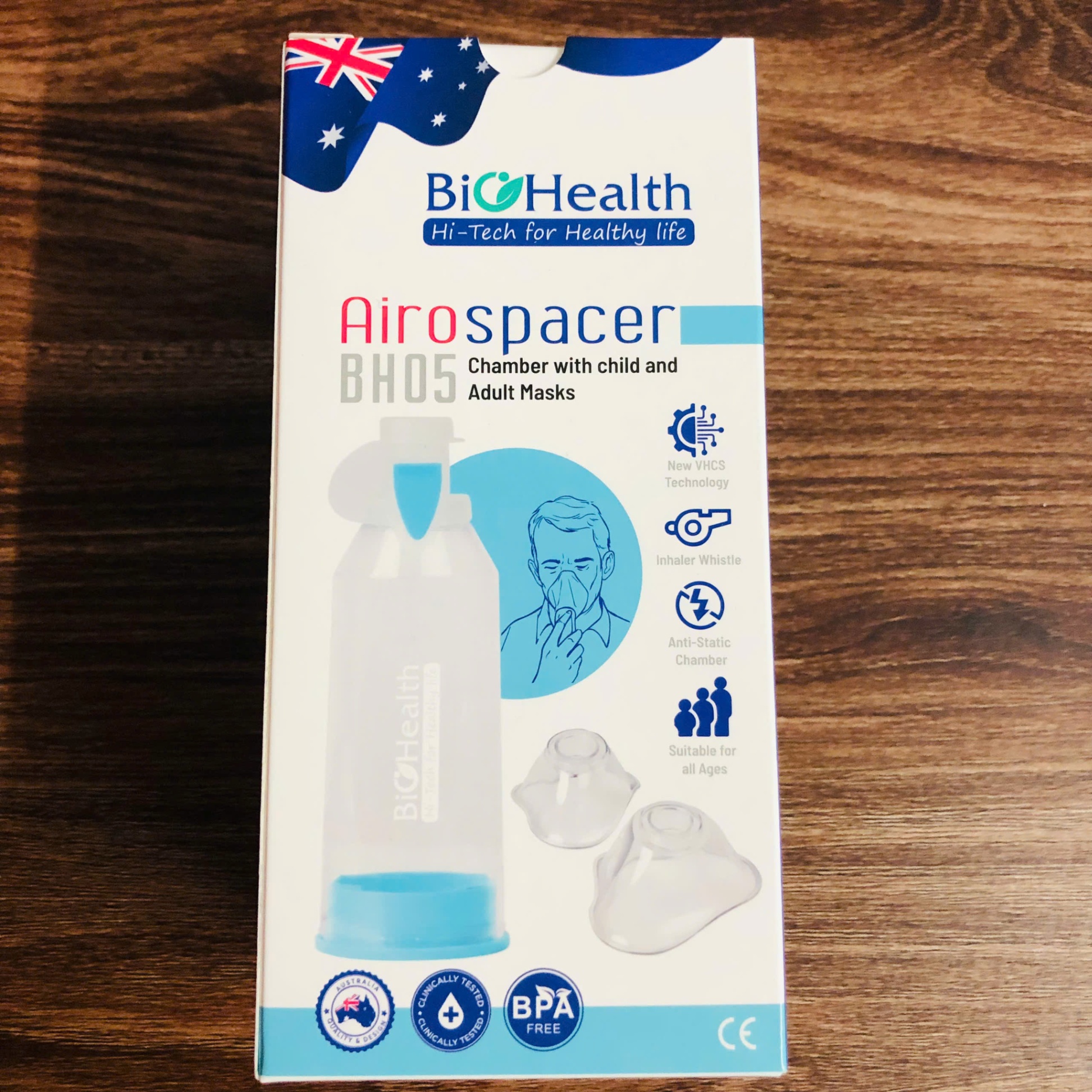 Buồng đệm khí dung BioHealth BH05, Huizho Trung quốc (Hộp=1 bộ)