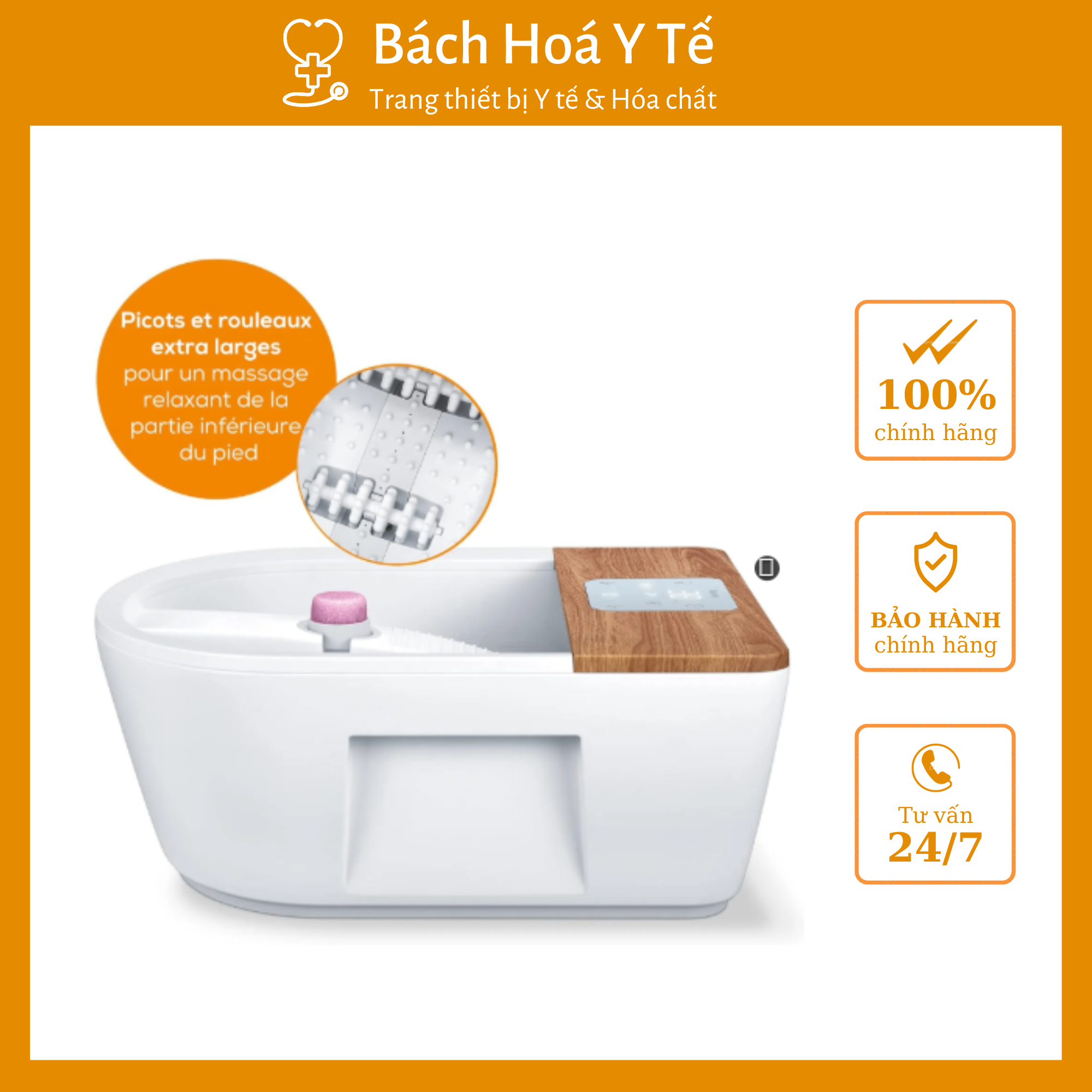 Bồn ngâm chân massage Beurer, Đức FB65