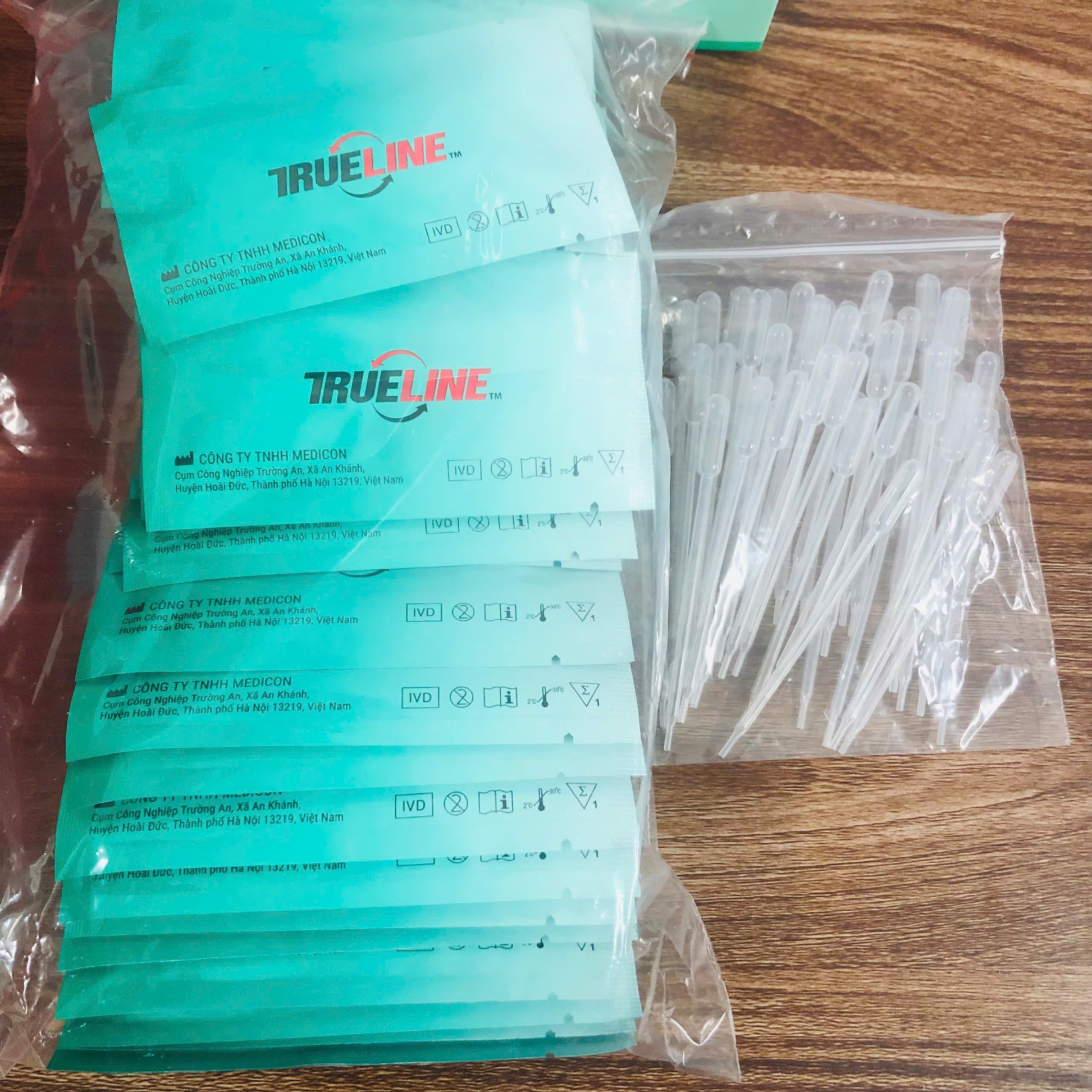 Test nhanh kháng thể kháng HBsAg, Trueline™ HBsAb Rapid Test, Medicon, Việt Nam (Hộp=40 Test)