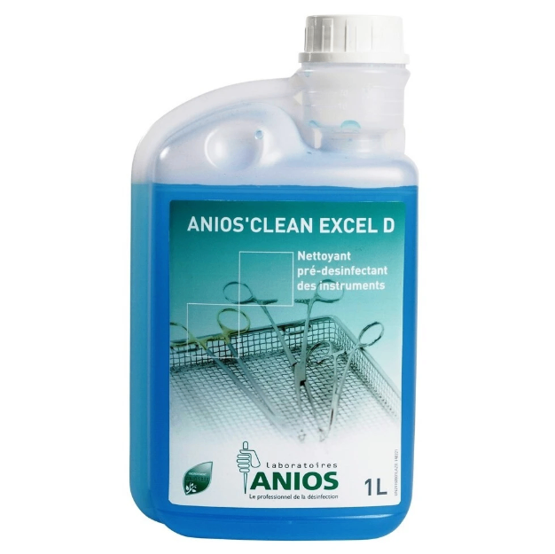 Dung dịch khử khuẩn dụng cụ Anios® Clean Excel D (Can=1 lít, Thùng=12 lít)
