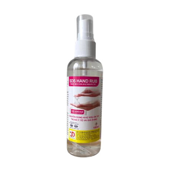 Dung dịch khử khuẩn SDS Hand rub chai 100ml