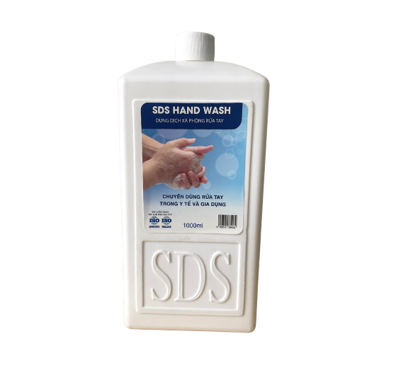 Dung dịch xà phòng rửa tay trung tính SDS Hand Wash, chai 1L, SDS, Việt Nam (Chai=1L, Thùng=10 chai)