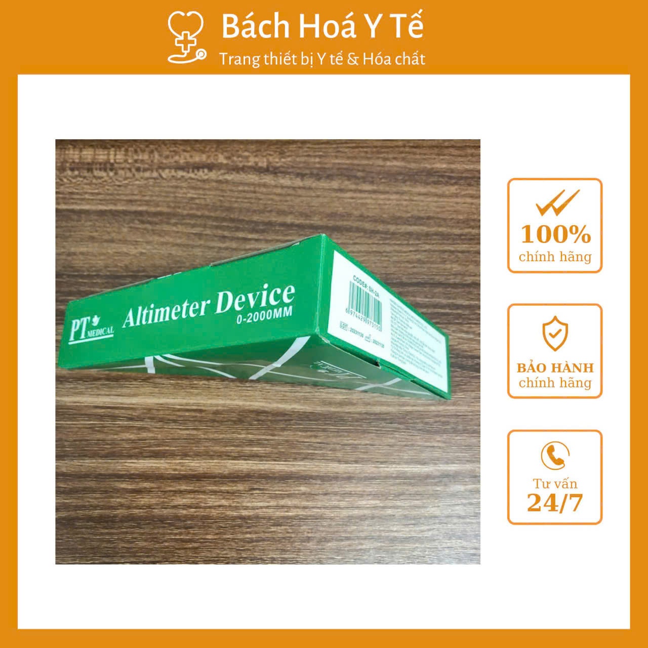 Thước đo chiều cao 2m, Ningbo Greetmed,Trung Quốc (Hộp = 1 cái, Thùng = 100 cái)