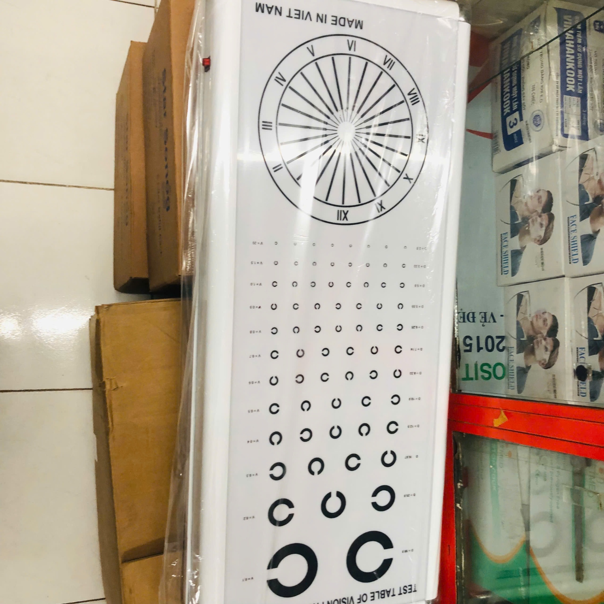 Bảng đo thị lực không điều khiển, Việt Nam