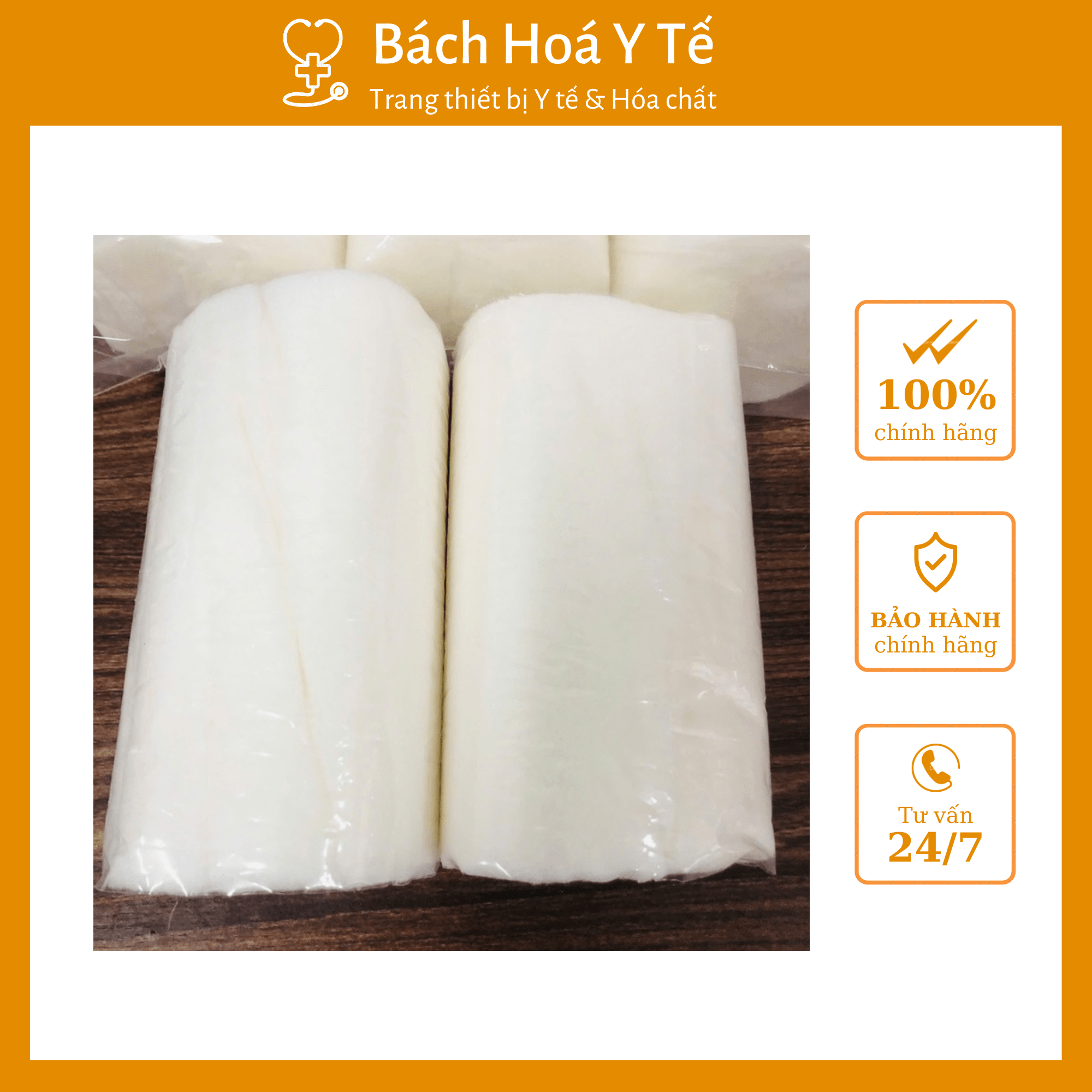 Bông lót bó bột cỡ 15cm x 2.7m ORBE, Việt Nam (Thùng=120 cuộn)