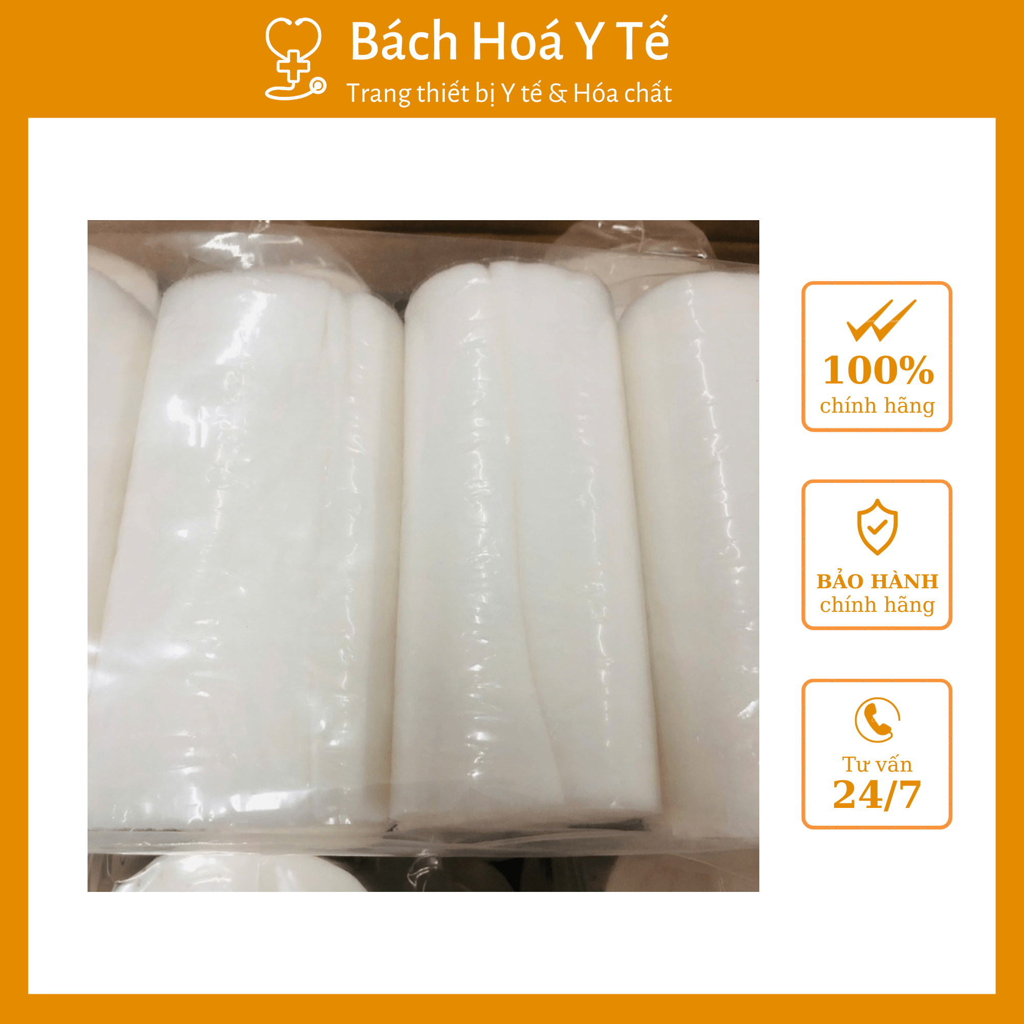 Bông lót bó bột cỡ 15cm x 2.7m ORBE, Việt Nam (Thùng=120 cuộn)