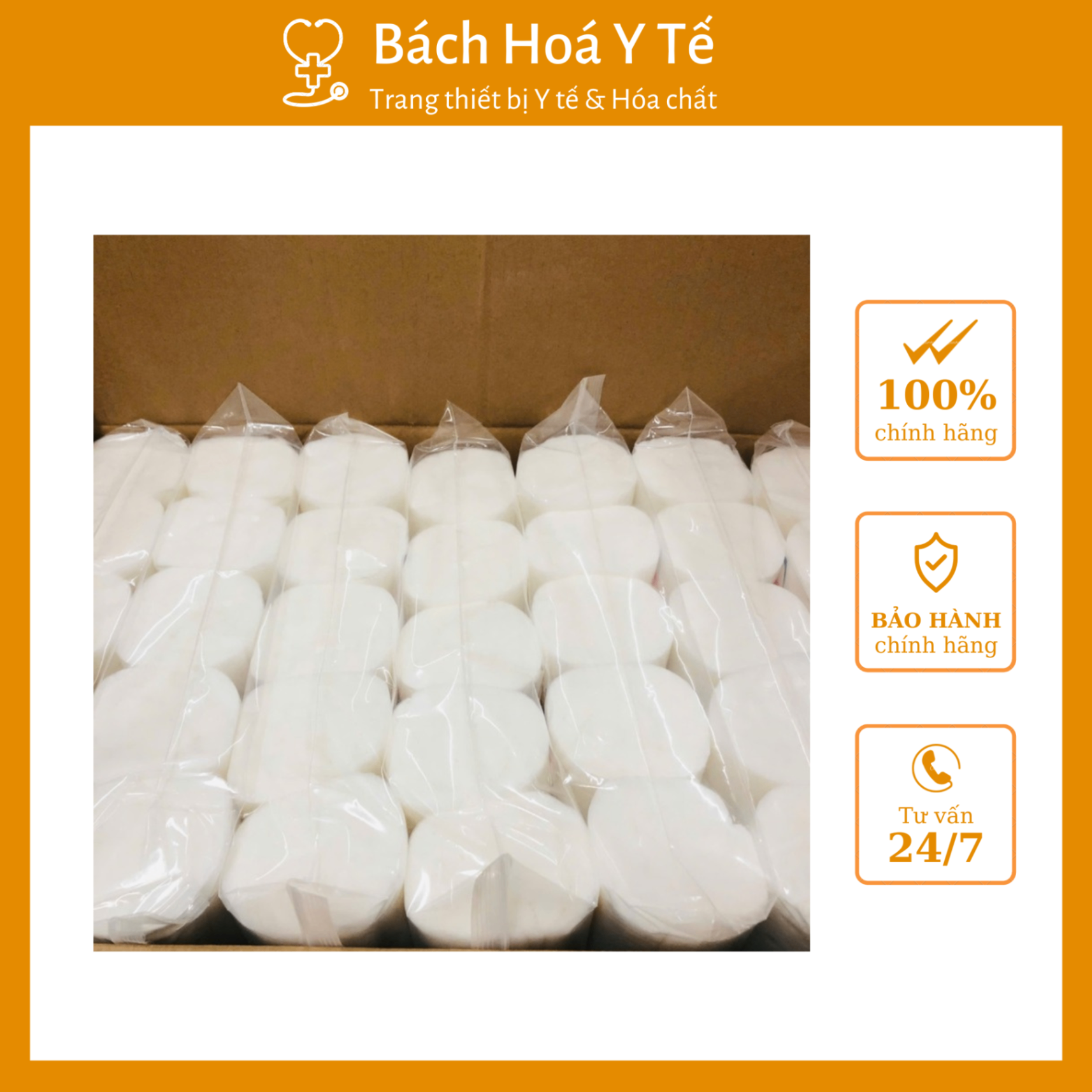 Bông lót bó bột cỡ 10cm x 2.7m ORBE, Việt Nam (Thùng=200 cuộn)