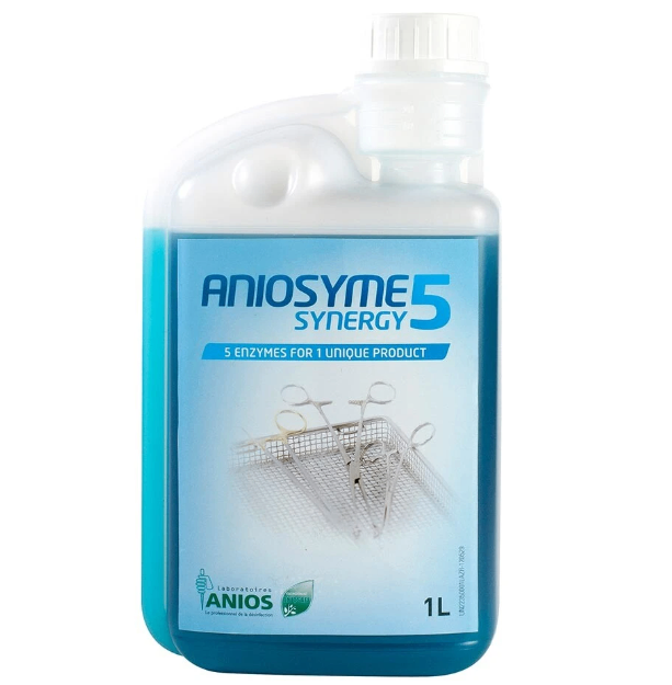 Dung dịch tẩy rửa, làm sạch dụng cụ y tế Enzyme Aniosyme Synergy 5 (Chai=1 lít, Thùng=12 lít)