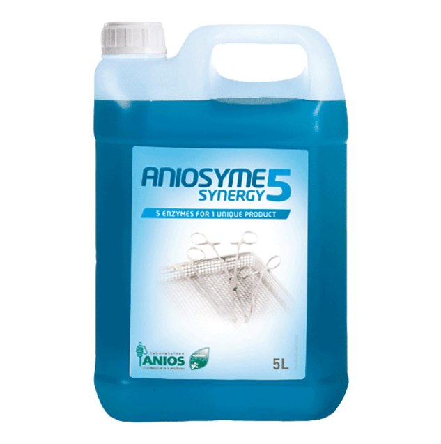 Dung dịch tẩy rửa, làm sạch dụng cụ y tế Enzyme Aniosyme Synergy 5 (Can=5 lít, Thùng=20 lít)