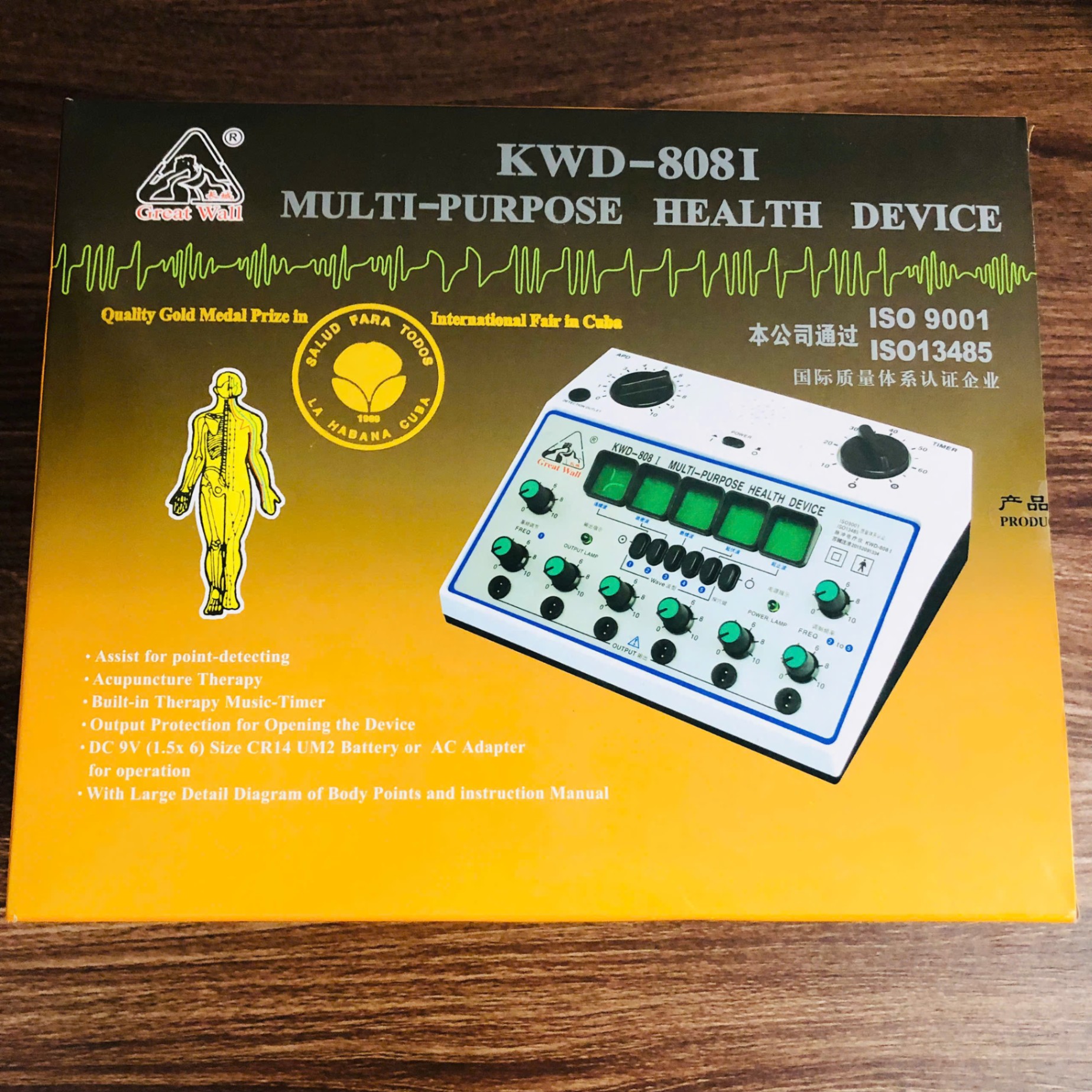 Máy điện châm, Changzhou Wujin Great Wall Medical Instrument, Trung Quốc (Hộp=1 Cái)