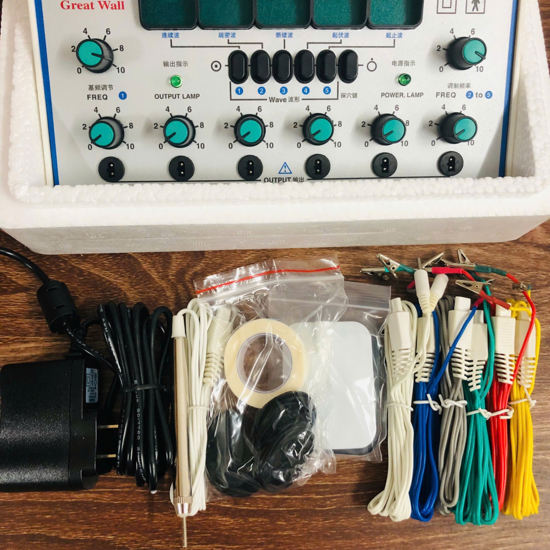 Máy điện châm, Changzhou Wujin Great Wall Medical Instrument, Trung Quốc (Hộp=1 Cái)