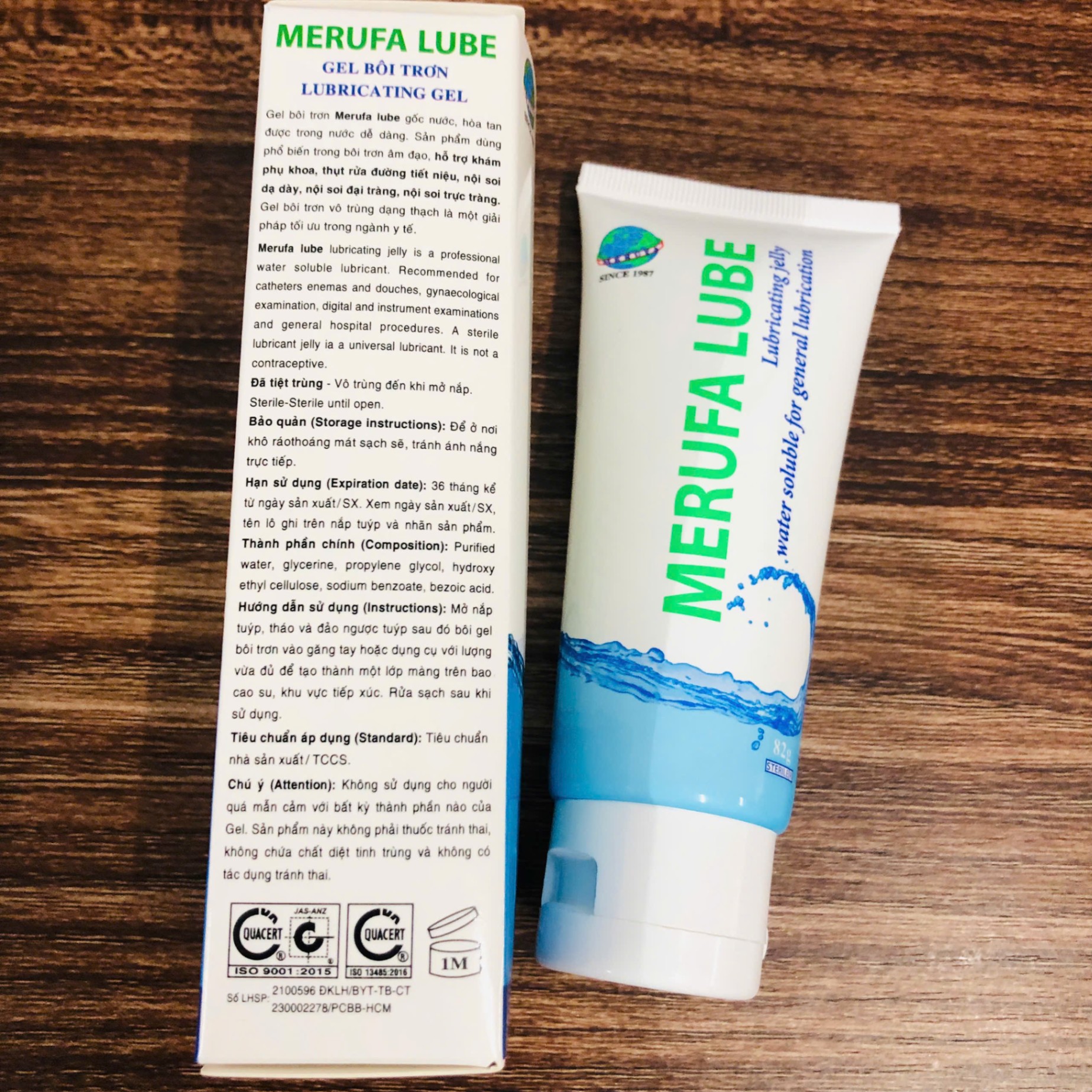 Gel bôi trơn Tuýp 82Gr Merufa, Việt Nam (Tuýp=82Gr; Thùng=40 Tuýp)