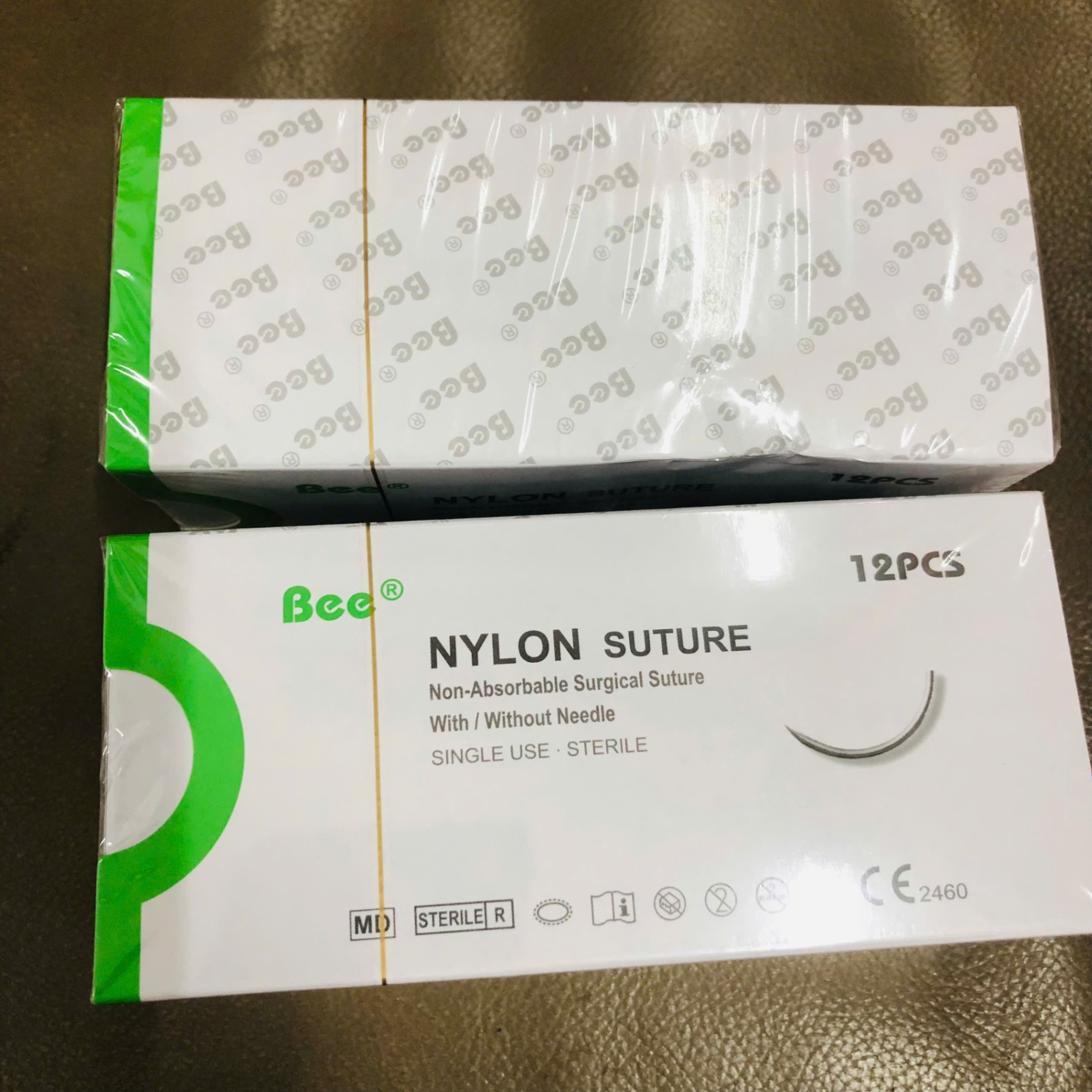 Chỉ khâu không tiêu số 5/0, Huaiyin Medical Instruments Co., Ltd (Hộp=12 tép)