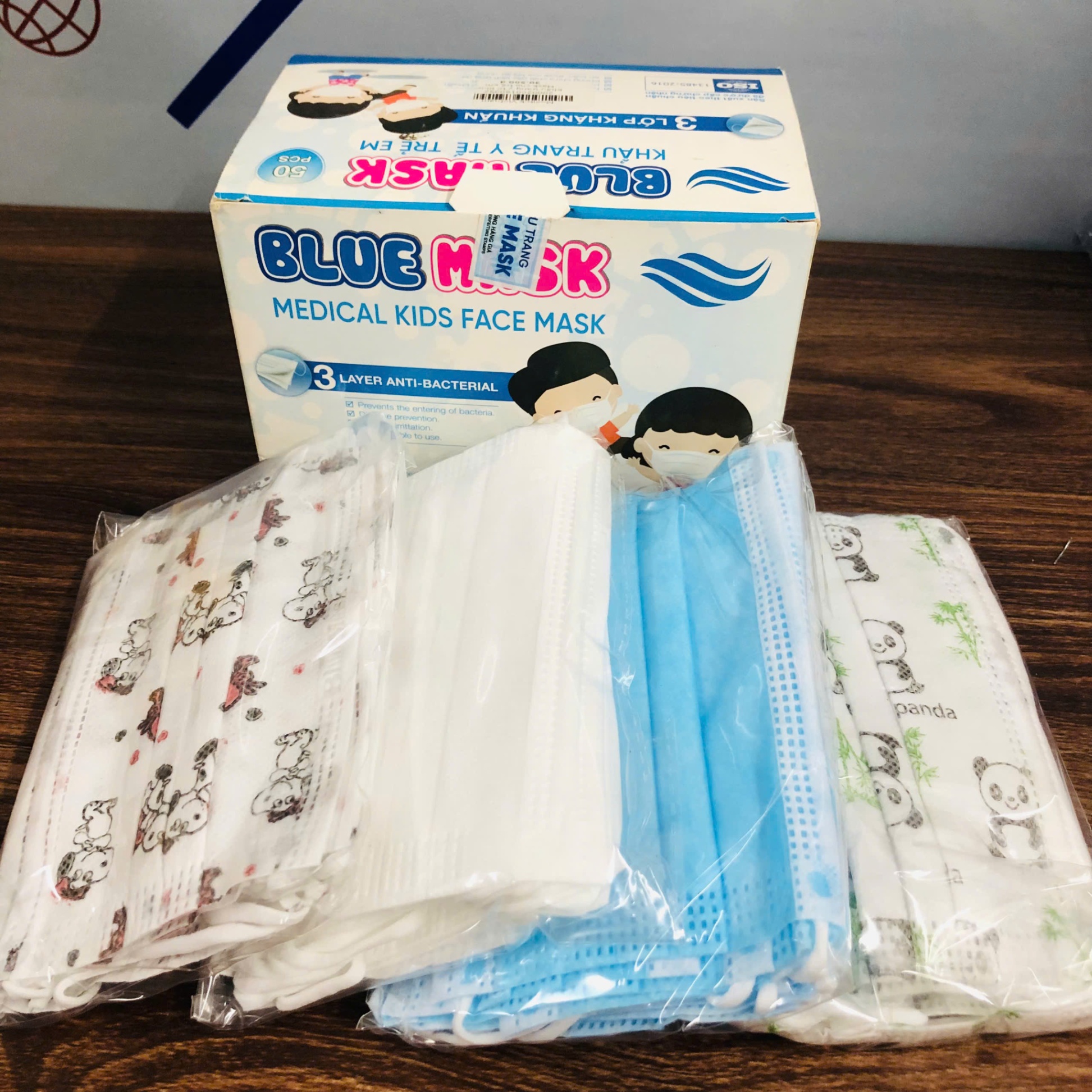 Khẩu trang y tế Blue Mask cho trẻ em (1Hộp=50 cái)