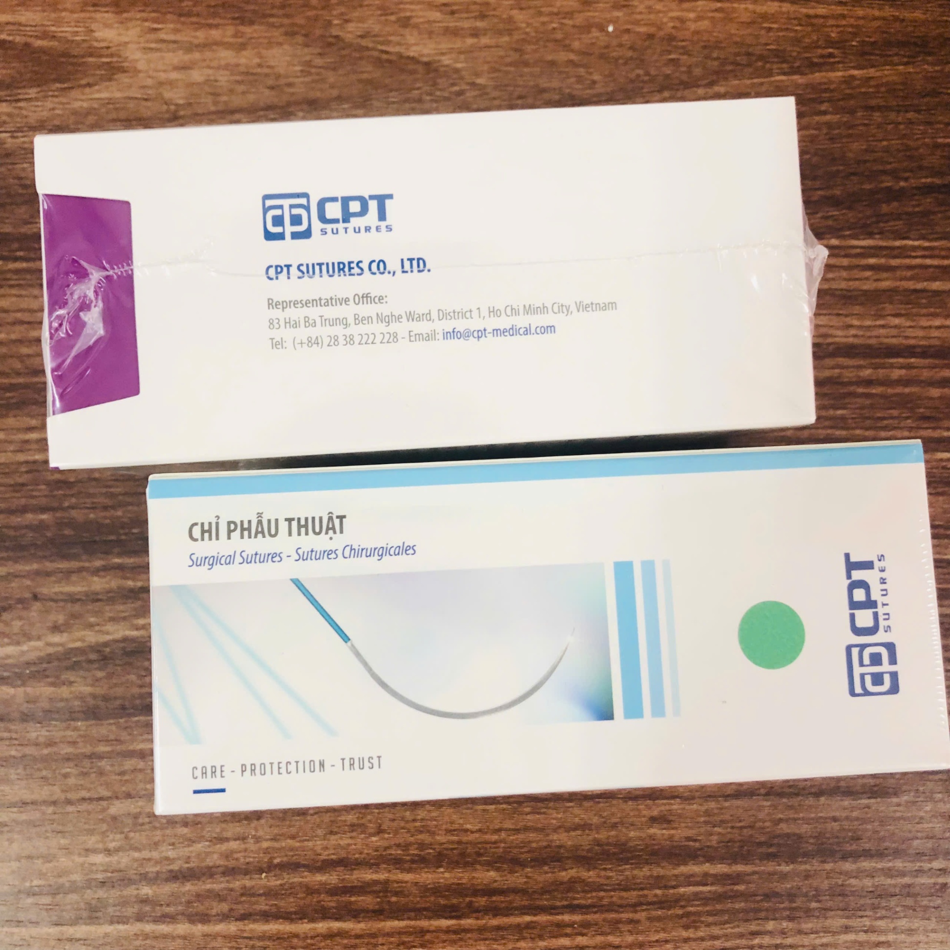 Chỉ phẫu thuật tự tiêu CPT Caresorb Polyglactin 910 2/0 GT30A26 (Hộp=12 sợi)