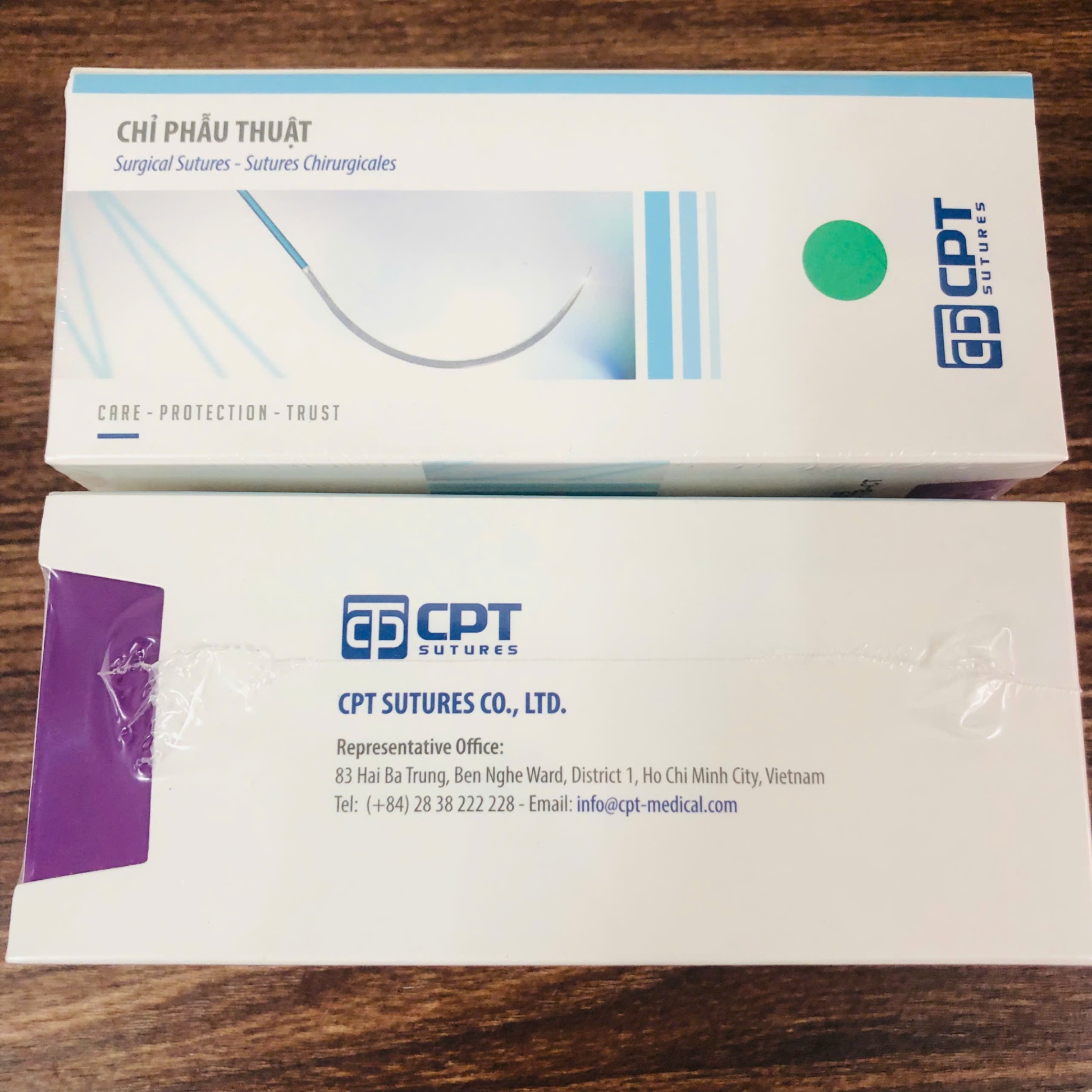 Chỉ phẫu thuật tự tiêu CPT Caresorb Polyglactin 910 2/0 GT30A26 (Hộp=12 sợi)