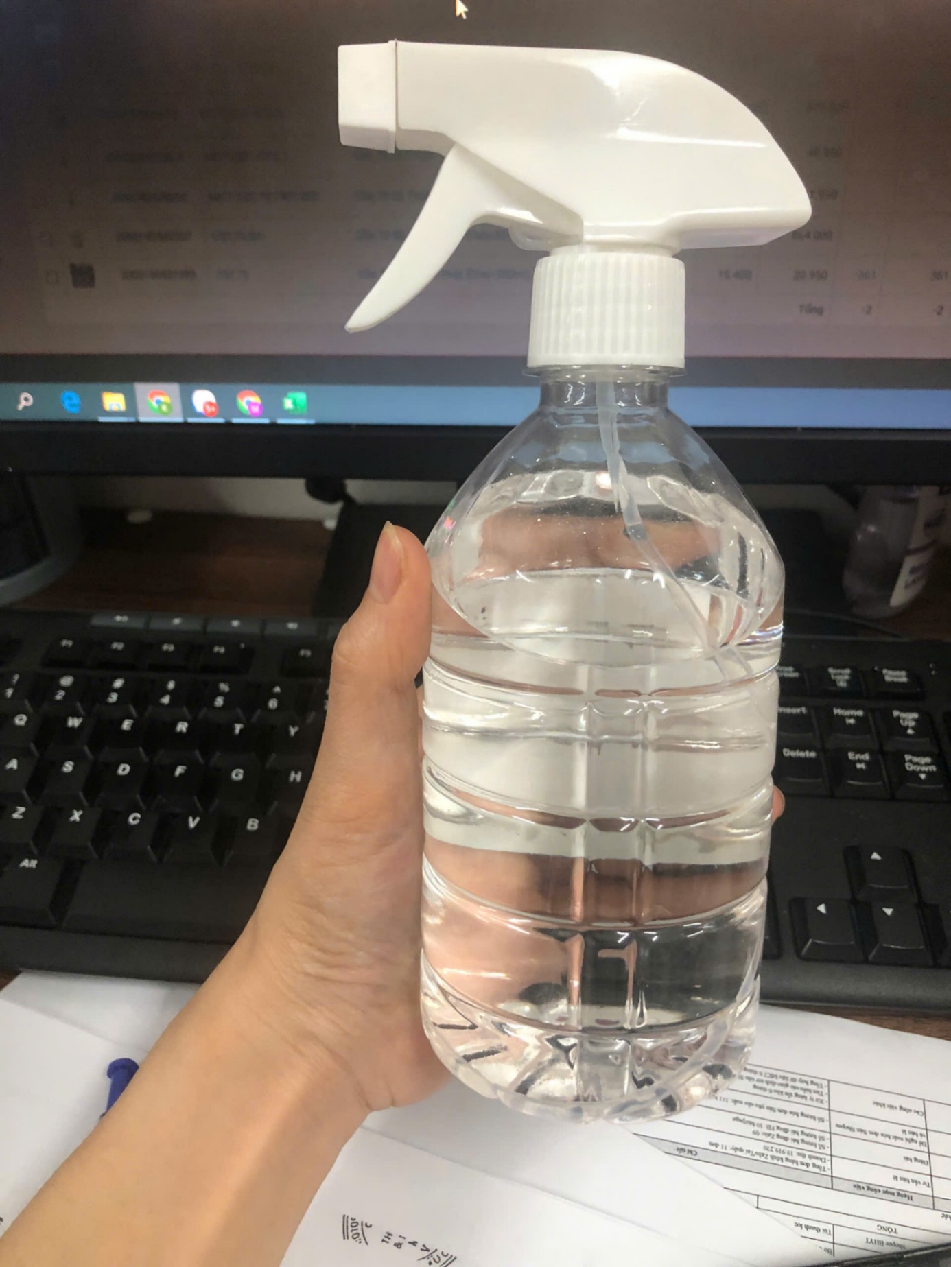Cồn 70 độ Thuận Phát có vòi (Chai=500ml, Thùng 24 chai)