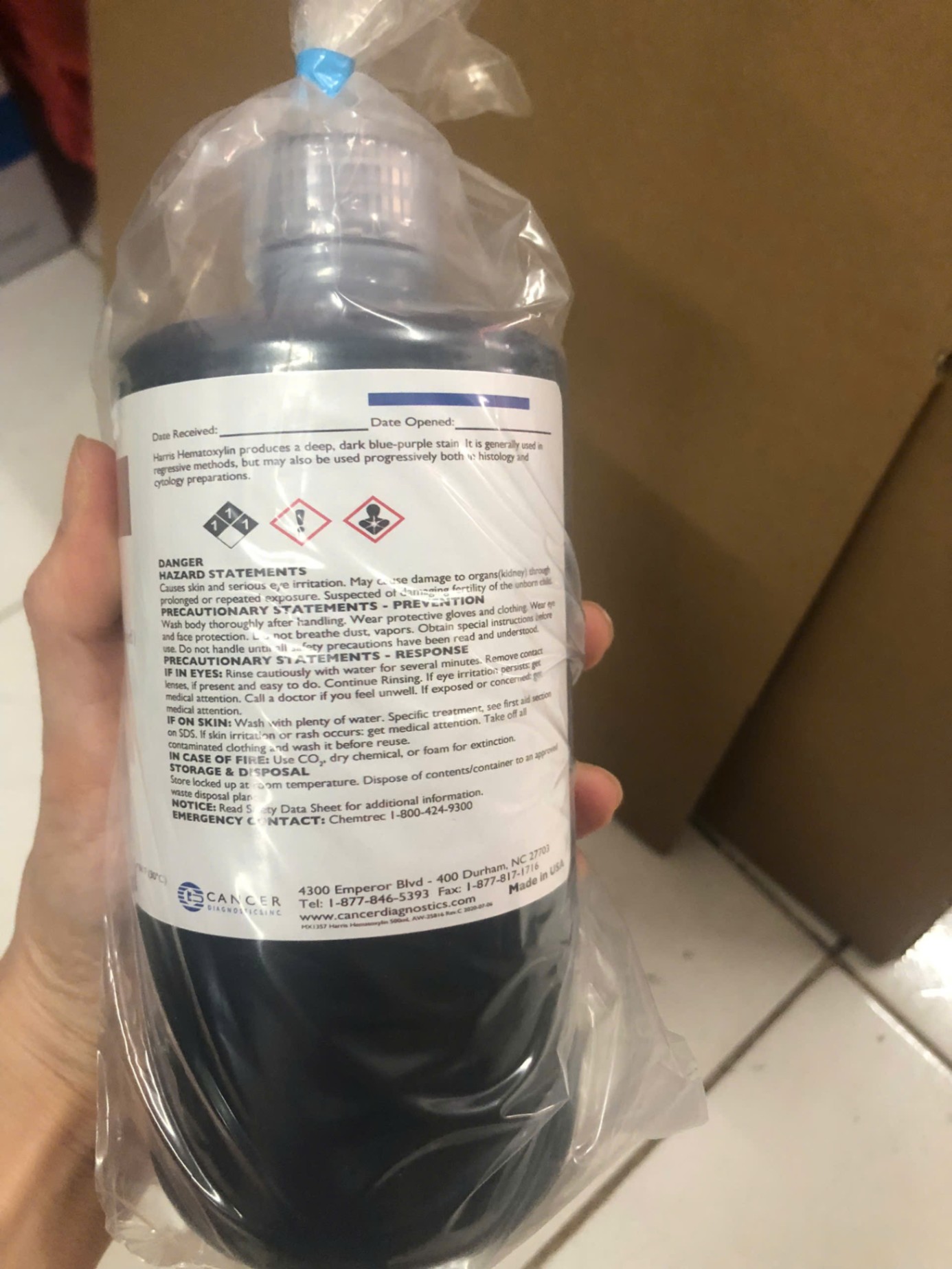 Dung dịch nhuộm nhân Harris Hematoxylin