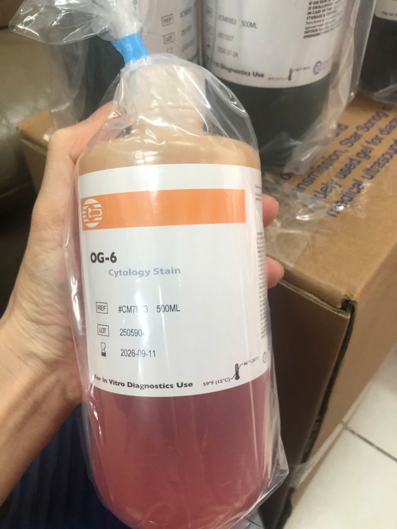 Dung dịch nhuộm OG6, Cancer Diagnostics, Hoa Kỳ (Chai 500ml)