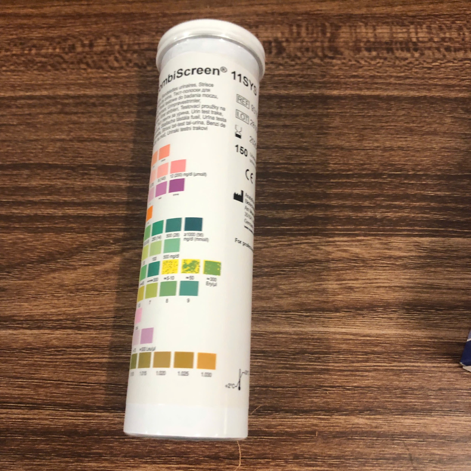 Que thử nước tiểu 11 thông số cho máy URILYZER 100 Analyticon Biotechnologies Đức (Hộp=150 test)