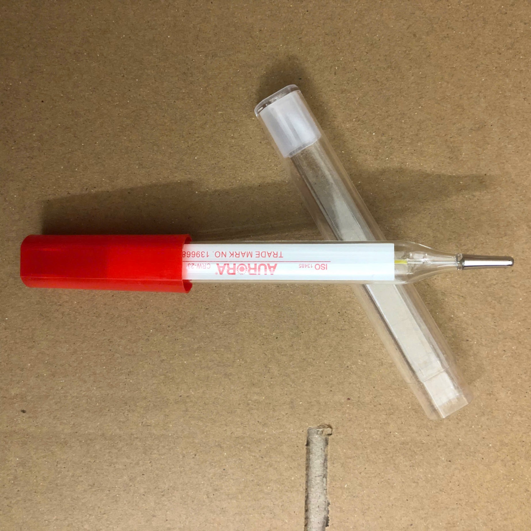 Nhiệt kế thủy ngân, Jiangsu Yuyue Medical Instruments, Trung quốc (Hộp=12 Cái)