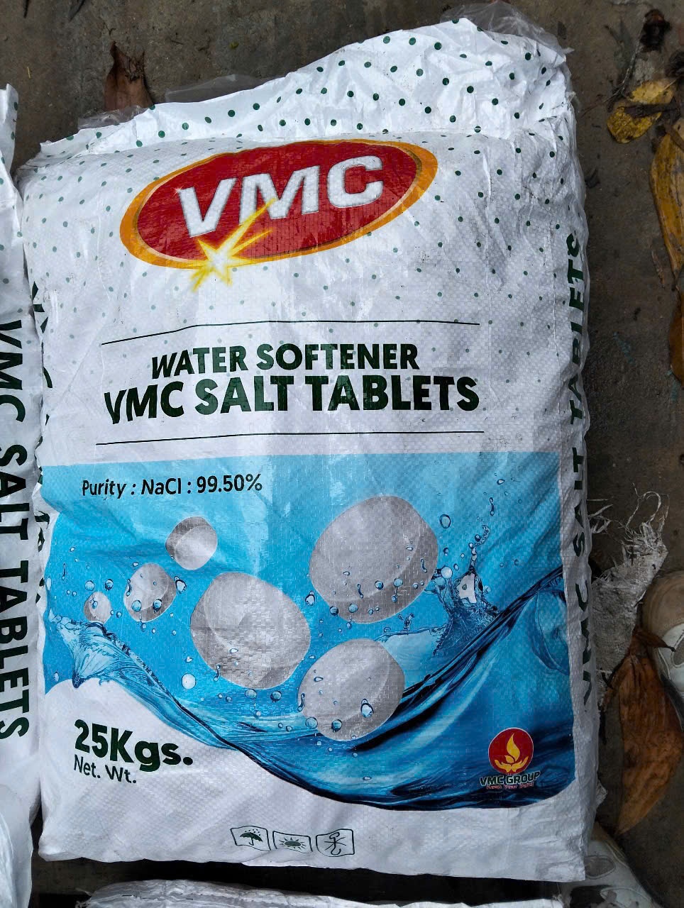 Muối viên VMC Kandla, Ấn Độ (Bao=25kg)