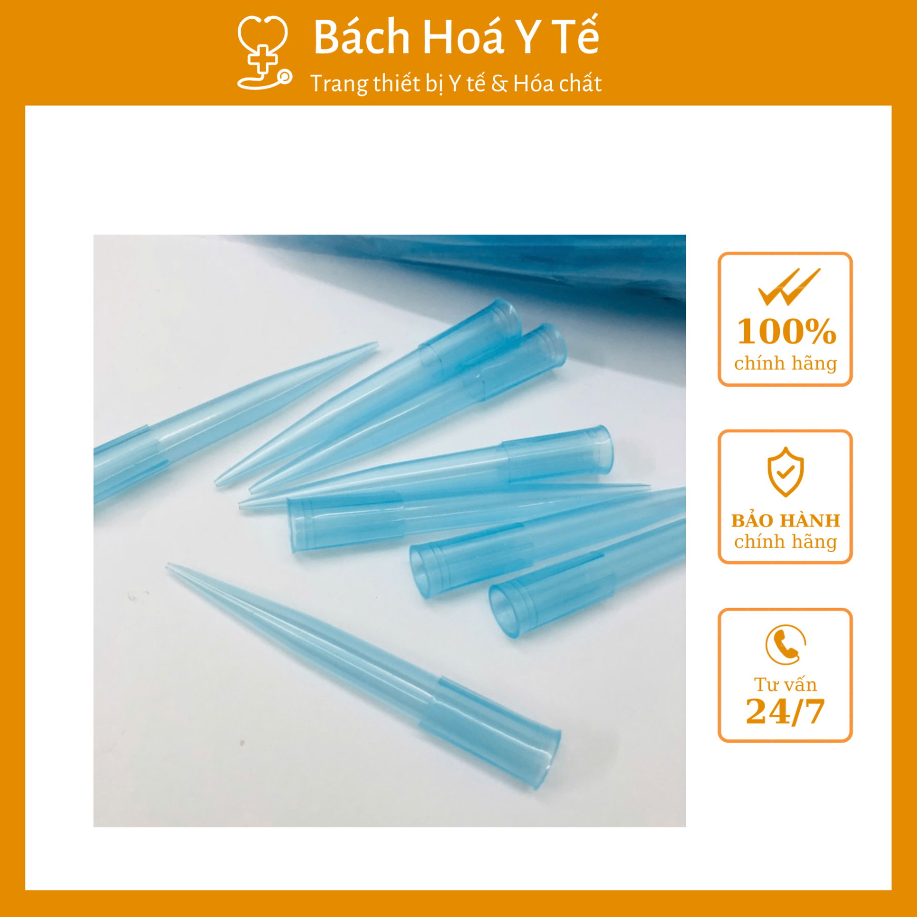 Đầu côn xanh 1000 ul, Jiangsu Huida (1túi=500 cái)