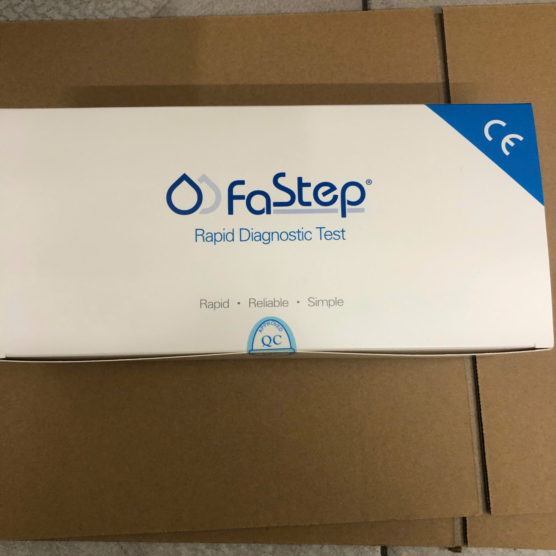 Test nhanh chuẩn đoán lậu Fastep, Hộp/20 test