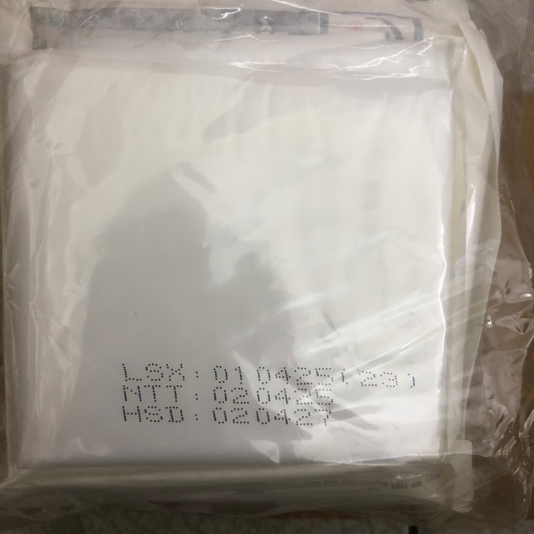Tấm trải nylon vô trùng An Lành (Gói=1 miếng, Thùng=400 gói)