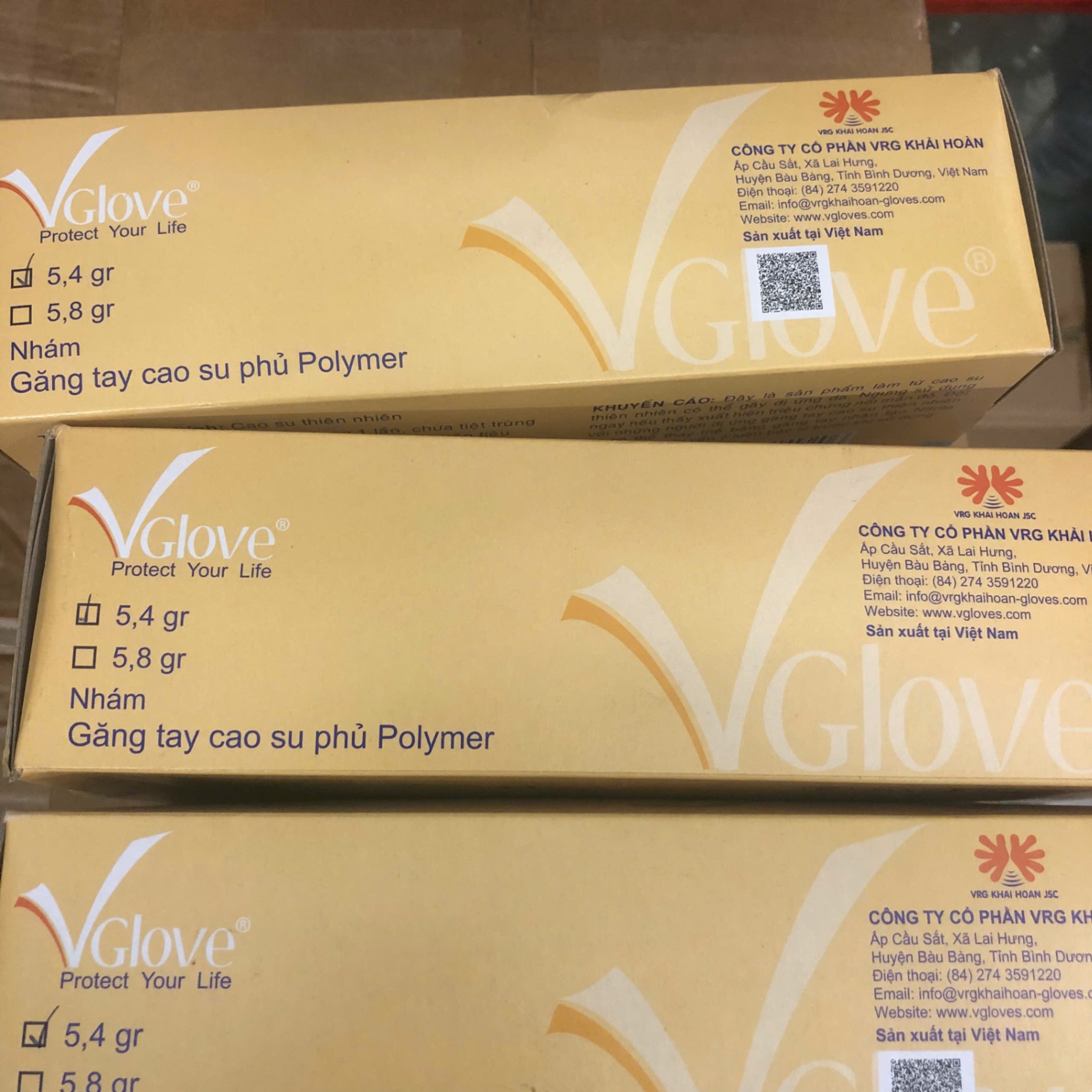 Găng tay y tế VGlove không bột hộp 50 đôi