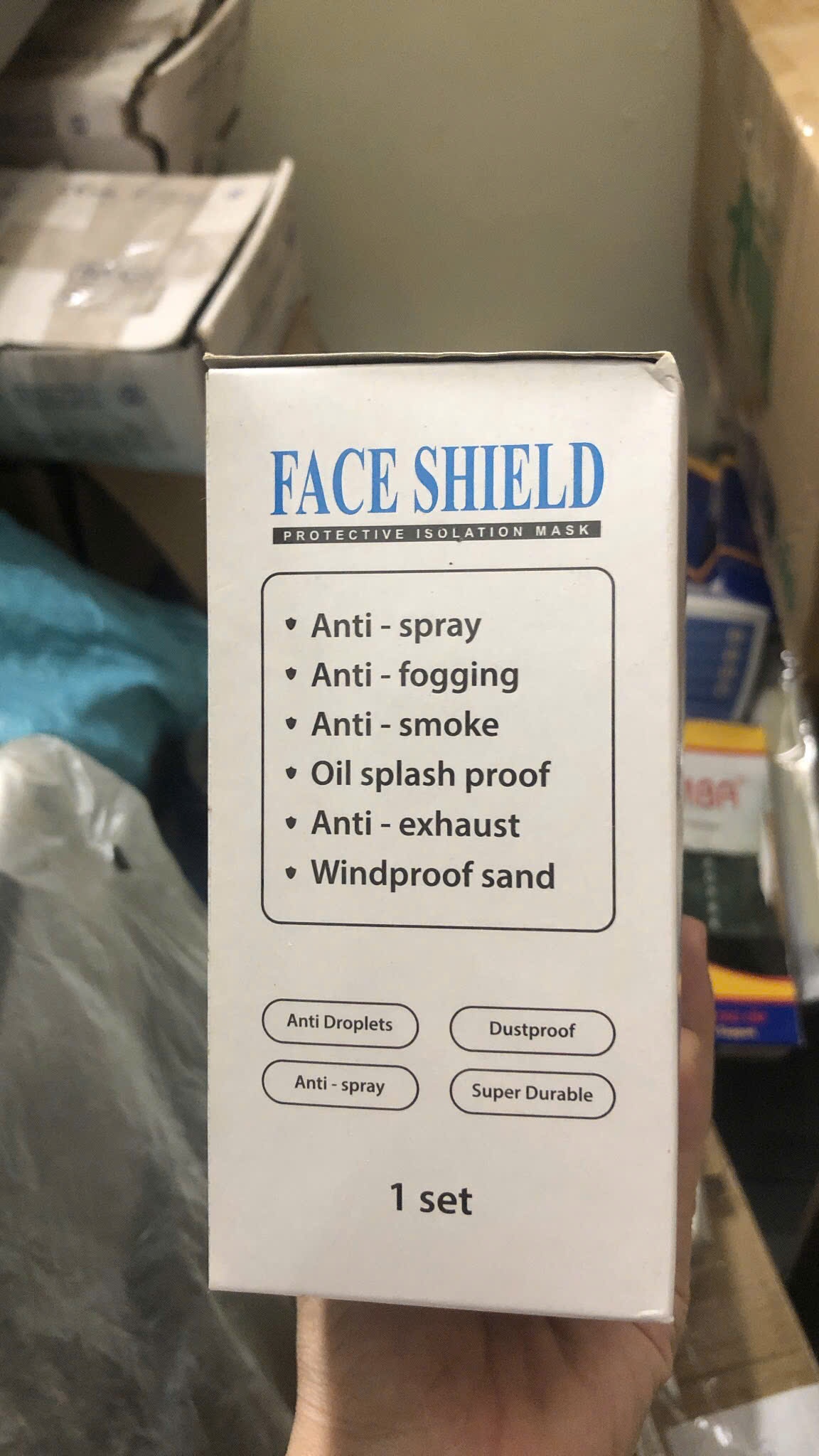Kính chắn giọt bắn FACE SHIELD